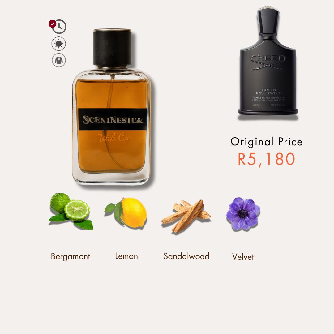 Inspired by Creed Green Irish Tweed