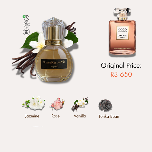 inspired by Chanel’s Coco Mademoiselle